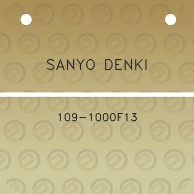 sanyo-denki-109-1000f13