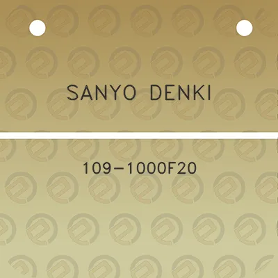 sanyo-denki-109-1000f20