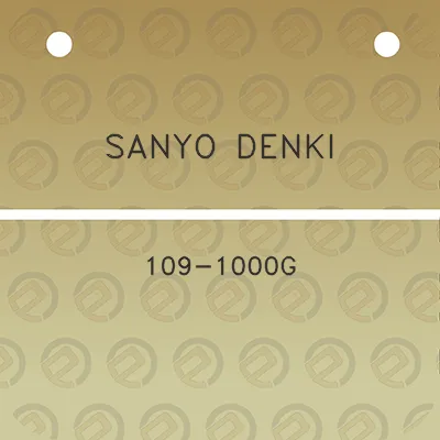 sanyo-denki-109-1000g