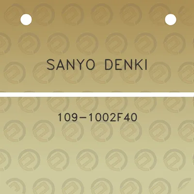 sanyo-denki-109-1002f40