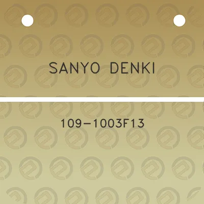 sanyo-denki-109-1003f13