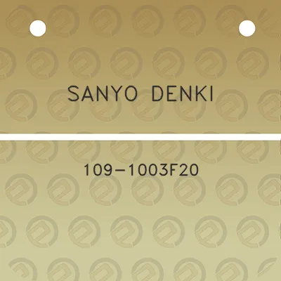 sanyo-denki-109-1003f20