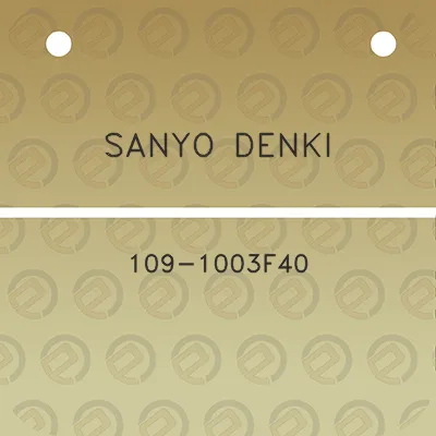 sanyo-denki-109-1003f40