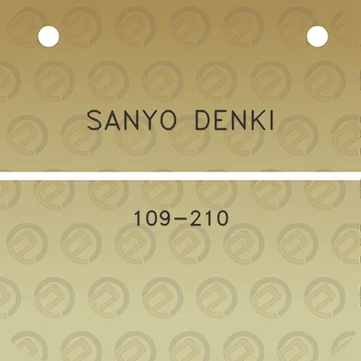 sanyo-denki-109-210