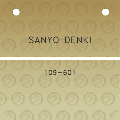 sanyo-denki-109-601