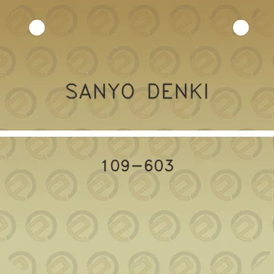 sanyo-denki-109-603