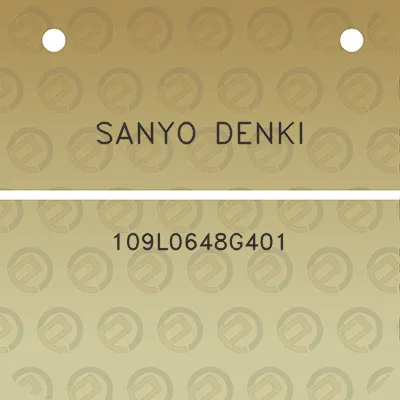 sanyo-denki-109l0648g401