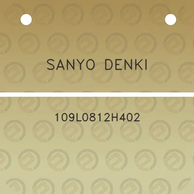 sanyo-denki-109l0812h402