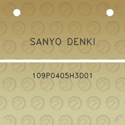 sanyo-denki-109p0405h3d01