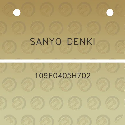 sanyo-denki-109p0405h702