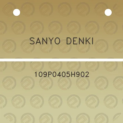 sanyo-denki-109p0405h902