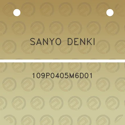 sanyo-denki-109p0405m6d01