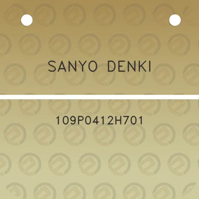 sanyo-denki-109p0412h701