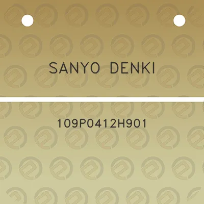 sanyo-denki-109p0412h901