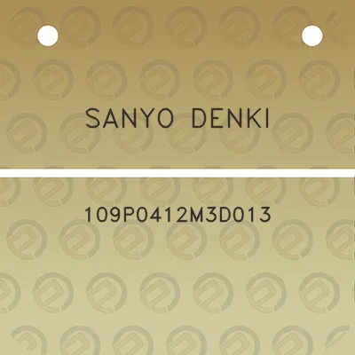 sanyo-denki-109p0412m3d013