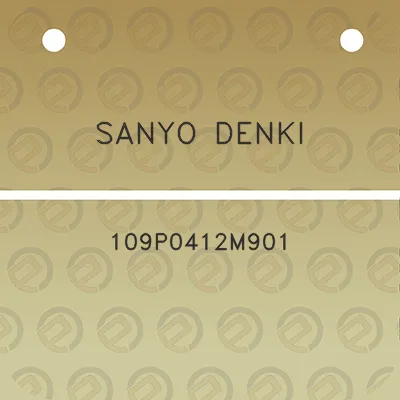 sanyo-denki-109p0412m901