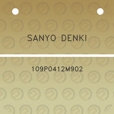 sanyo-denki-109p0412m902