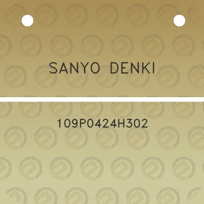 sanyo-denki-109p0424h302