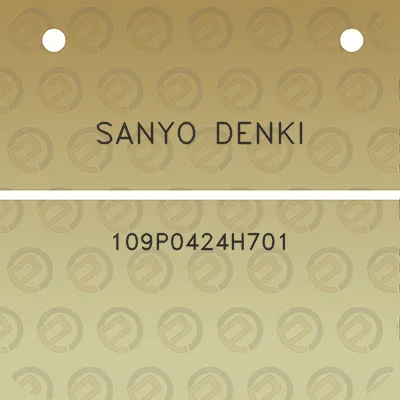 sanyo-denki-109p0424h701