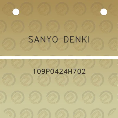 sanyo-denki-109p0424h702