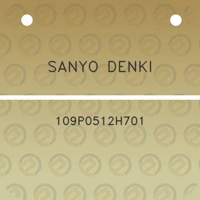 sanyo-denki-109p0512h701