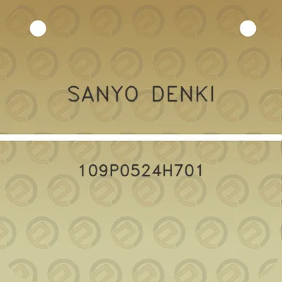 sanyo-denki-109p0524h701