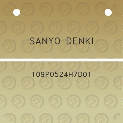 sanyo-denki-109p0524h7d01