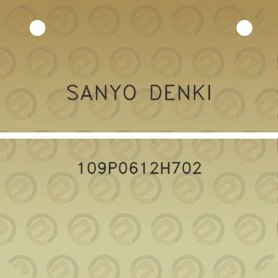 sanyo-denki-109p0612h702