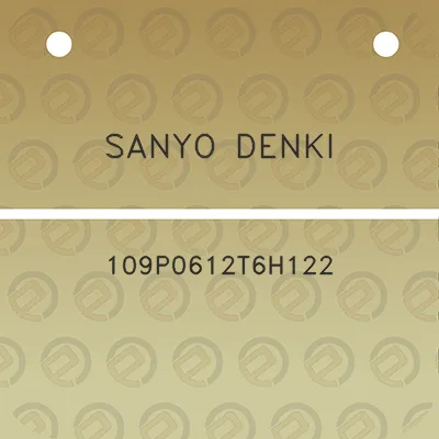 sanyo-denki-109p0612t6h122