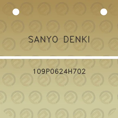 sanyo-denki-109p0624h702