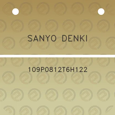 sanyo-denki-109p0812t6h122