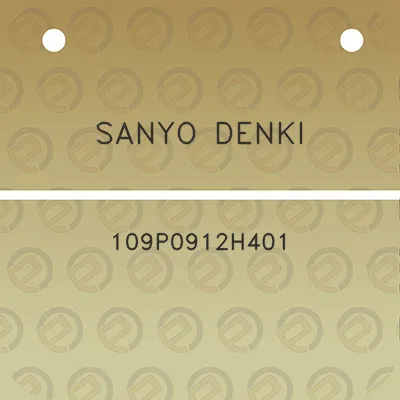 sanyo-denki-109p0912h401