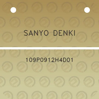 sanyo-denki-109p0912h4d01