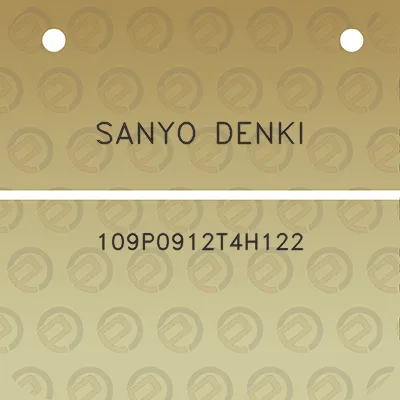 sanyo-denki-109p0912t4h122