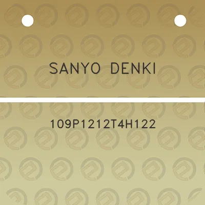 sanyo-denki-109p1212t4h122