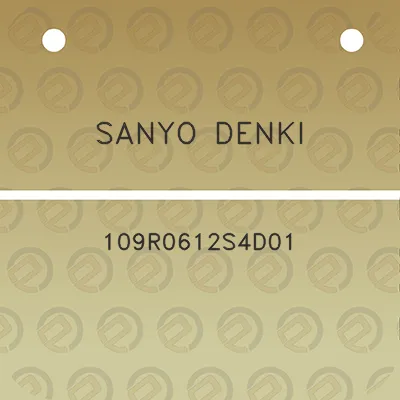 sanyo-denki-109r0612s4d01