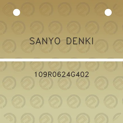 sanyo-denki-109r0624g402