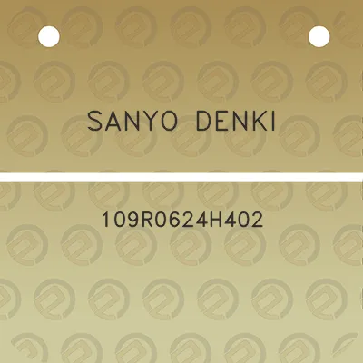 sanyo-denki-109r0624h402