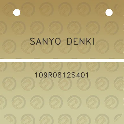 sanyo-denki-109r0812s401