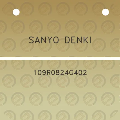 sanyo-denki-109r0824g402