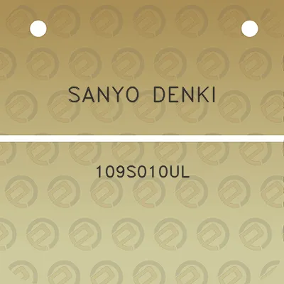 sanyo-denki-109s010ul