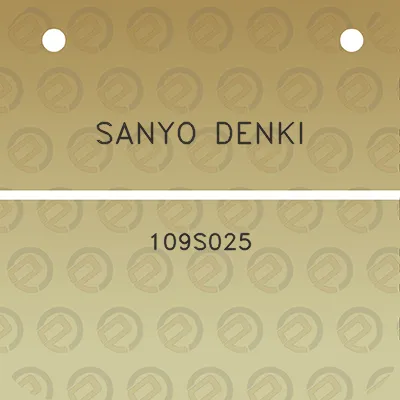 sanyo-denki-109s025