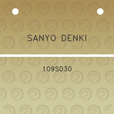 sanyo-denki-109s030