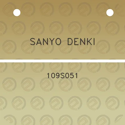 sanyo-denki-109s051