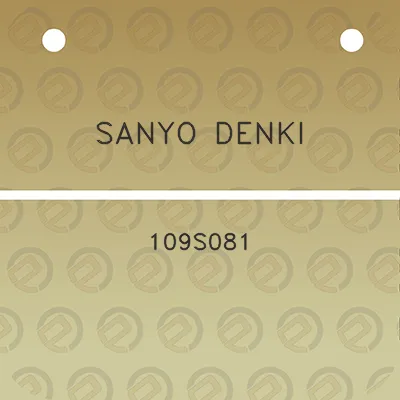 sanyo-denki-109s081