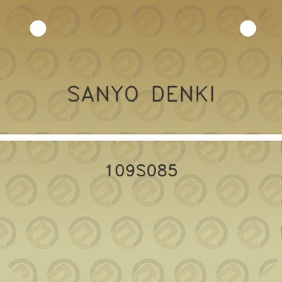 sanyo-denki-109s085