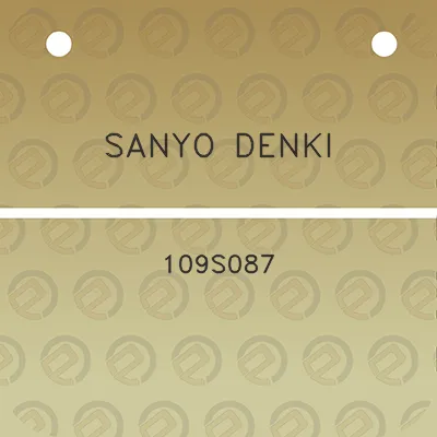 sanyo-denki-109s087