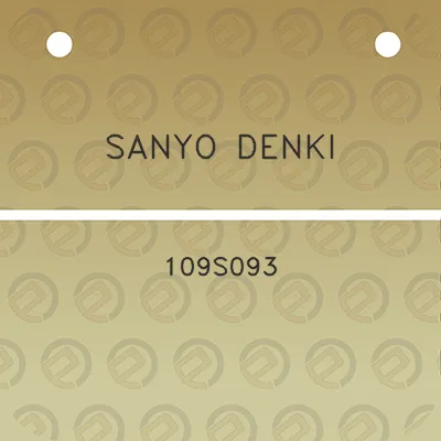 sanyo-denki-109s093