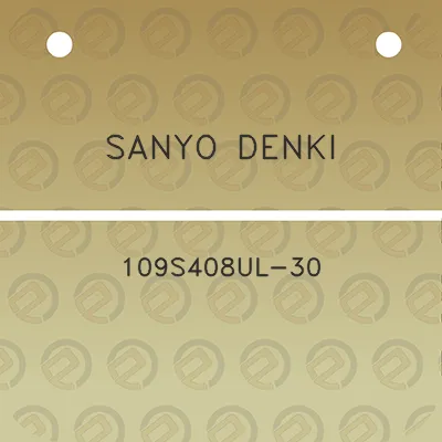 sanyo-denki-109s408ul-30