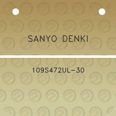 sanyo-denki-109s472ul-30